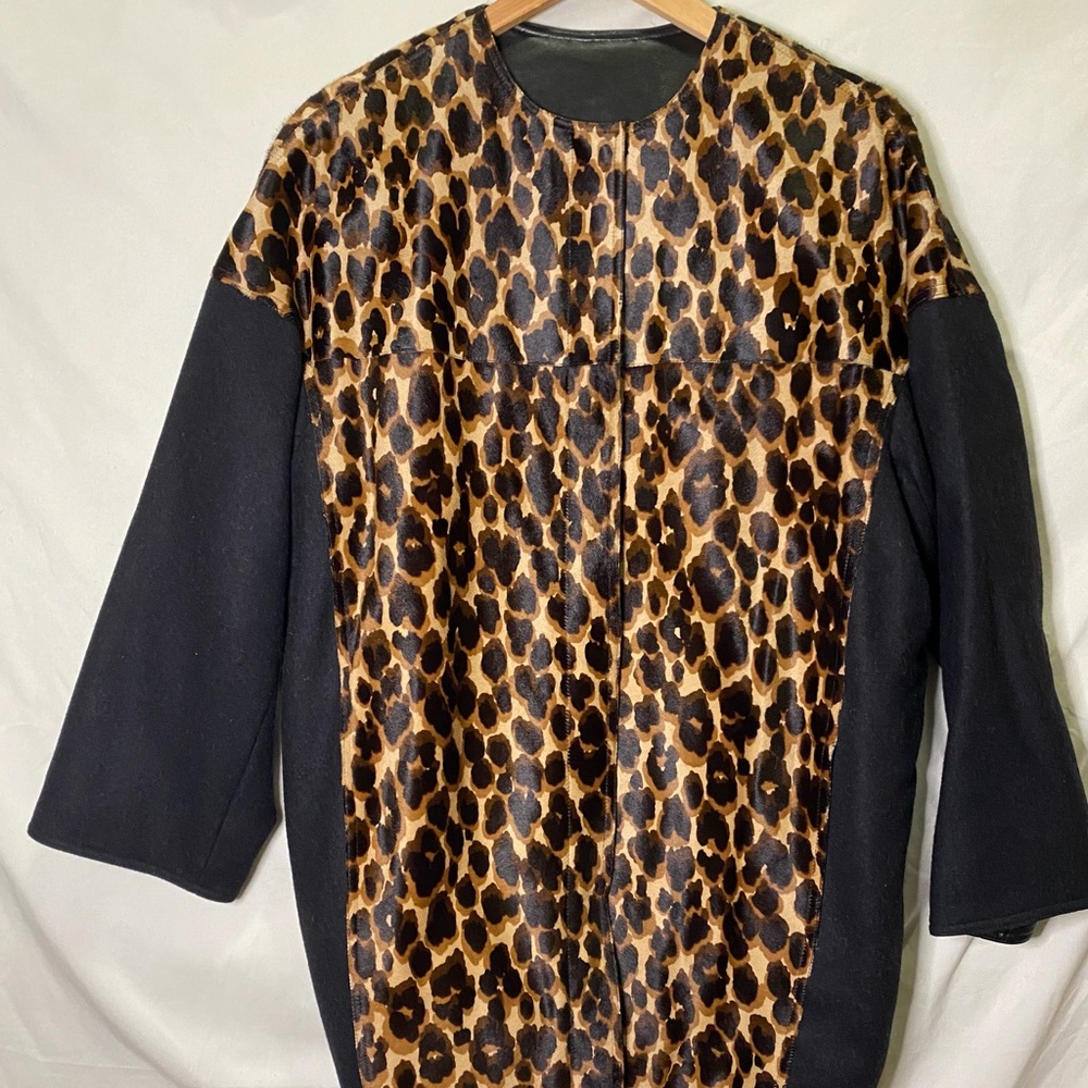 Longchamp Leopard Coat